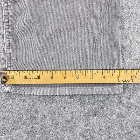 J Jill Corduroy Pants Size 8 Womens Bootcut Stretch Grey 5-Pocket 31x31 Mid Rise - Picture 11 of 15
